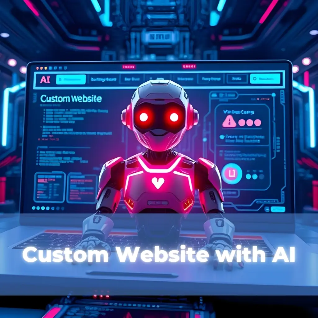 I Will Create Custom Website With AI Robot